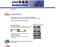 Tablet Screenshot of luessi.ch